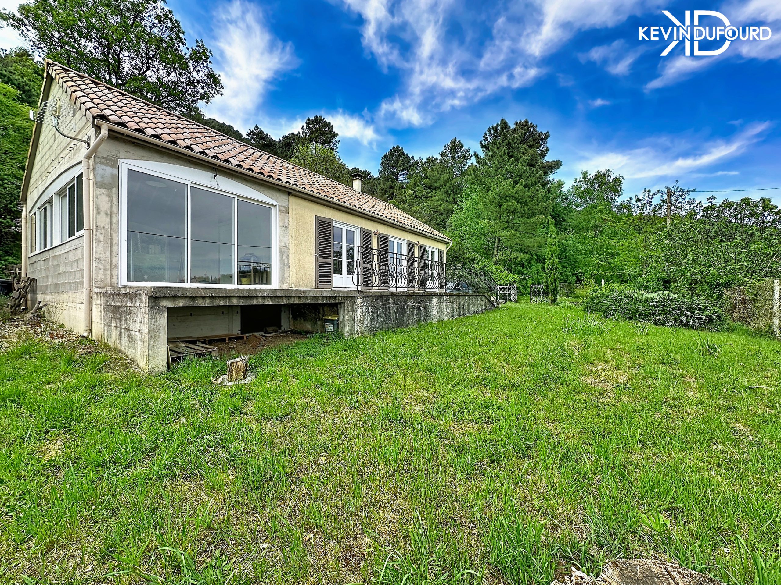 Maison de 60m² sur un terrain de 1500m² à SANILHAC