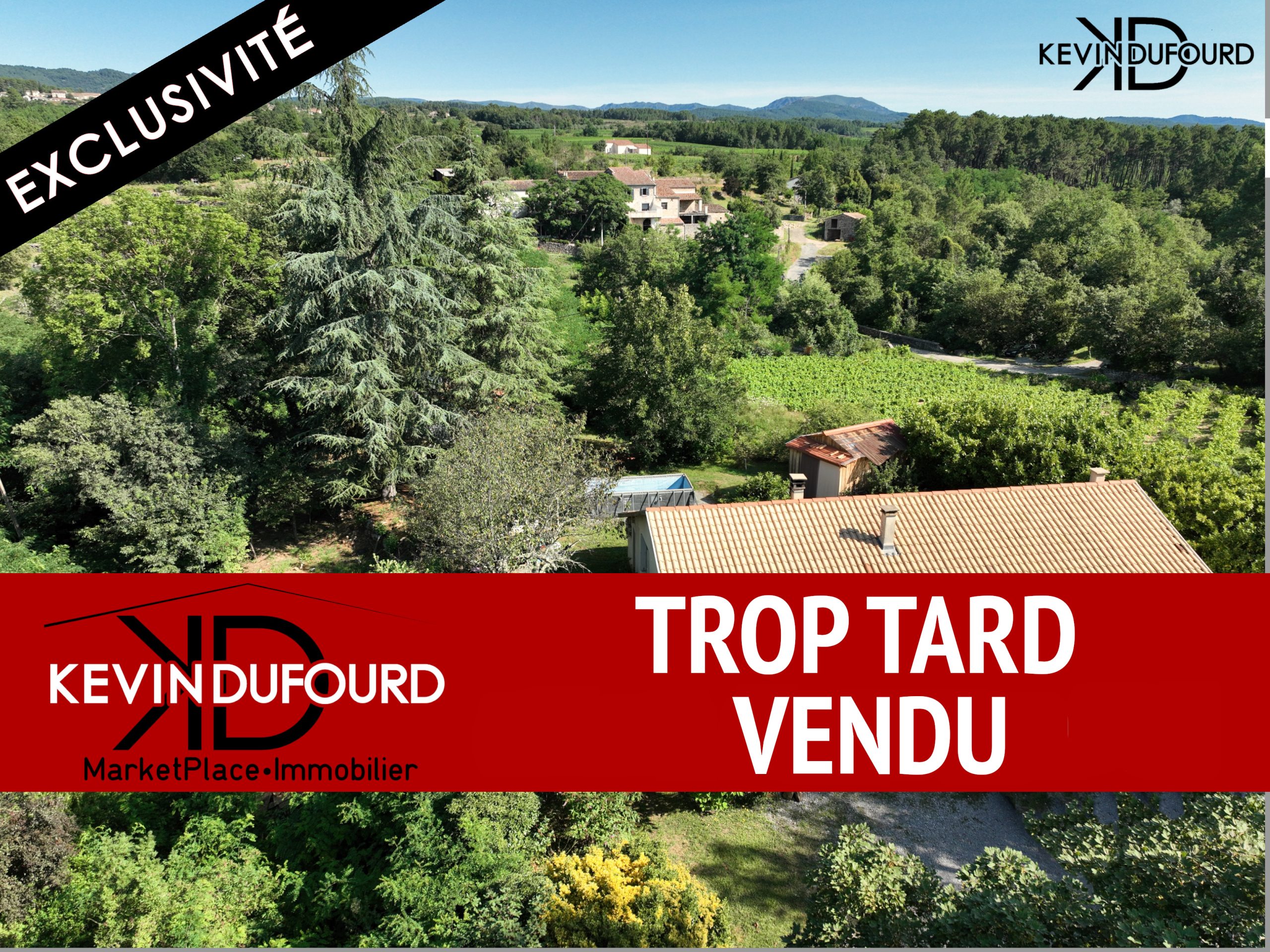 Maison de 91m² sur un terrain de 1560m² à LABLACHERE